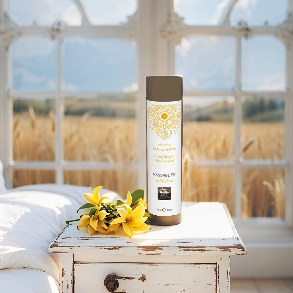 Sensual ylang-ylang & wheat germ massage oil – Shiatsu