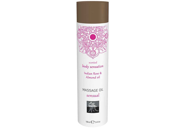 Sensual massage oil – Indian Rose & Almond Shiatsu