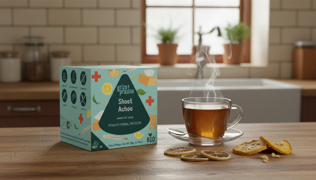 organic herbal tea ginger licorice lemon