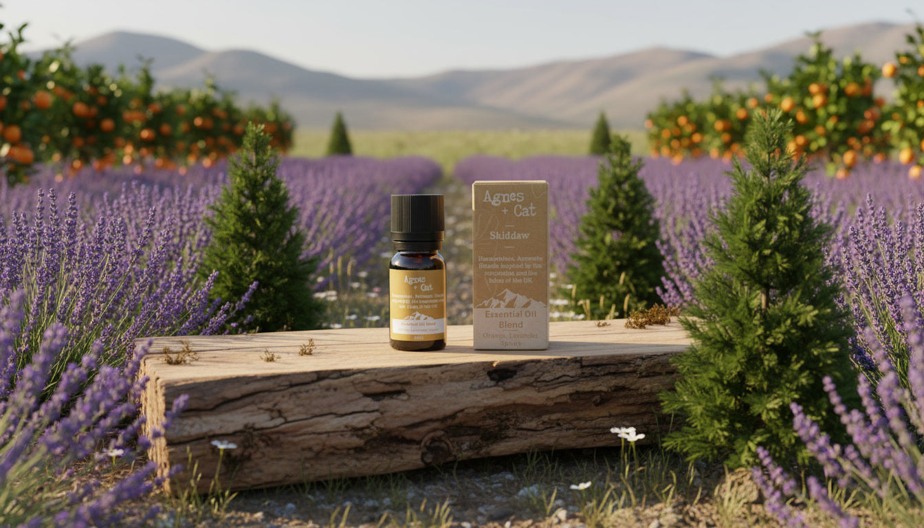 Skiddaw Lavender Orange Fir essential oil blend – Agnes + Cat