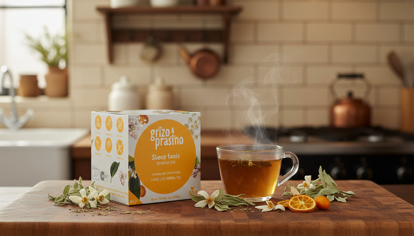 herbal sleep tea mountain tea kumquat