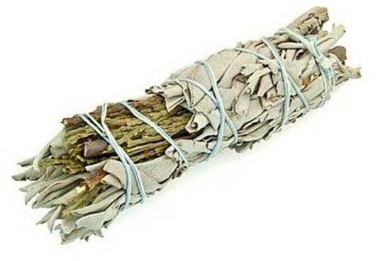 Smudge Sticks Λευκό Φασκόμηλο & Κέδρος - Ιεροτελεστία εξαγνισμού.