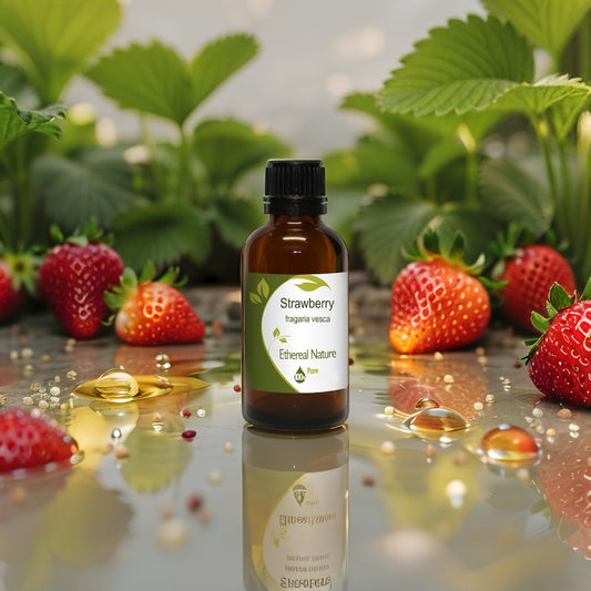 OiloHerb strawberry seed oil – natural glow skincare oil in dropper bottle