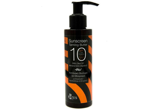 Sunscreen Tanning Butter SPF10 - Αντηλιακό Βούτυρο για Βαθύ & Ομοιόμορφο Μαύρισμα - OiloHerb