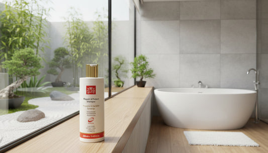 Synergy Propolis & Keratin Shampoo for stronger, healthier and fuller hair with propolis and keratin