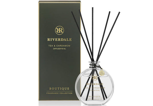Tea & Cardamom Fragrance Sticks luxury reed diffuser with black tea and cardamom