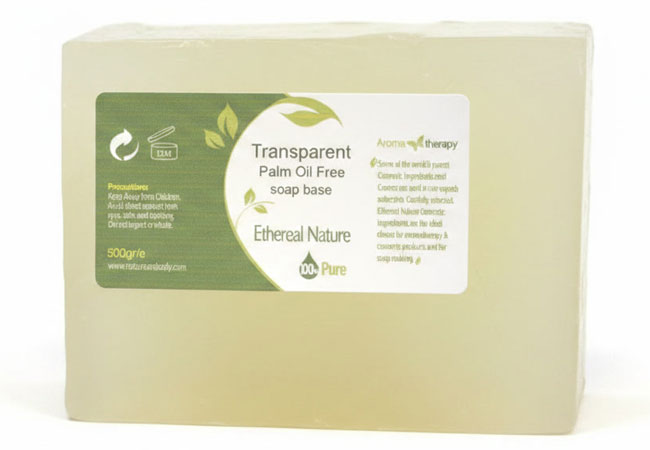 Transparent Palm Oil Free soap base for Melt & Pour handmade DIY soap making