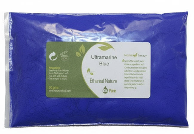 Ultramarine Blue - Έντονη Ματ Μπλε Χρωστική για Φυσικά Καλλυντικά - OiloHerb
