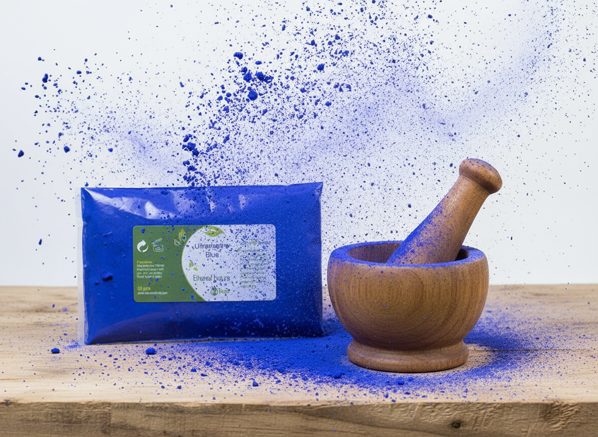 Ultramarine Blue - Έντονη Ματ Μπλε Χρωστική για Φυσικά Καλλυντικά - OiloHerb