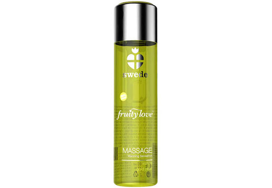 Fruity Love Massage Oil – Βανίλια & Χρυσό Αχλάδι για Απόλυτη Απόλαυση