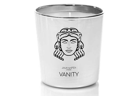 Vanity Scented Candle by The Greek Perfumer with honeysuckle and white jasmine