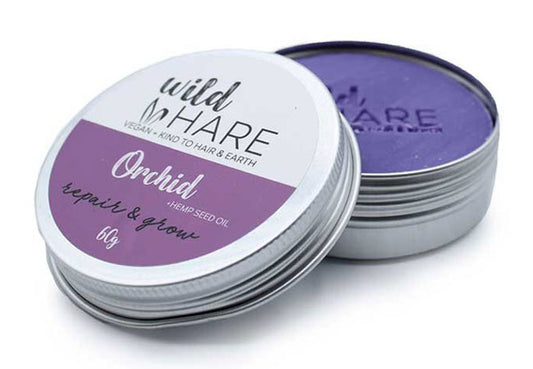 Vegan Solid Shampoo Repair & Glow with Hemp Seed Oil for repairing, hydrating and adding shine to damaged hair.
