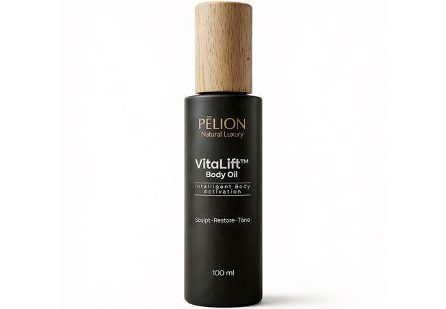 VitaLift dry touch body oil for firmer, smoother and naturally glowing skin