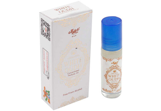 White oudh perfume oil clean floral woody long lasting fragrance