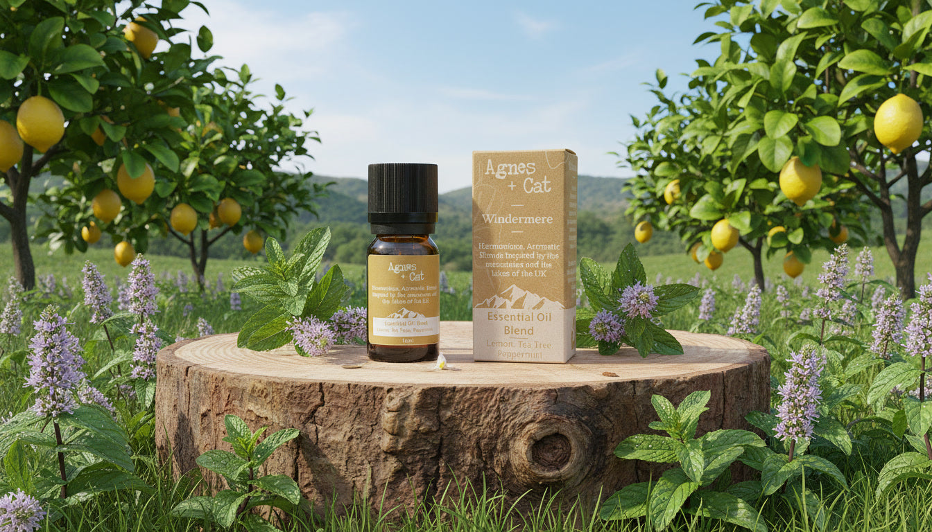 Agnes + Cat Windermere Lemon Tea Tree Mint Essential Oil Blend